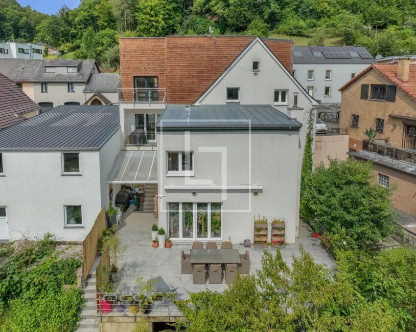 3-bedroom maisonette with garden and garage in Kopstal!