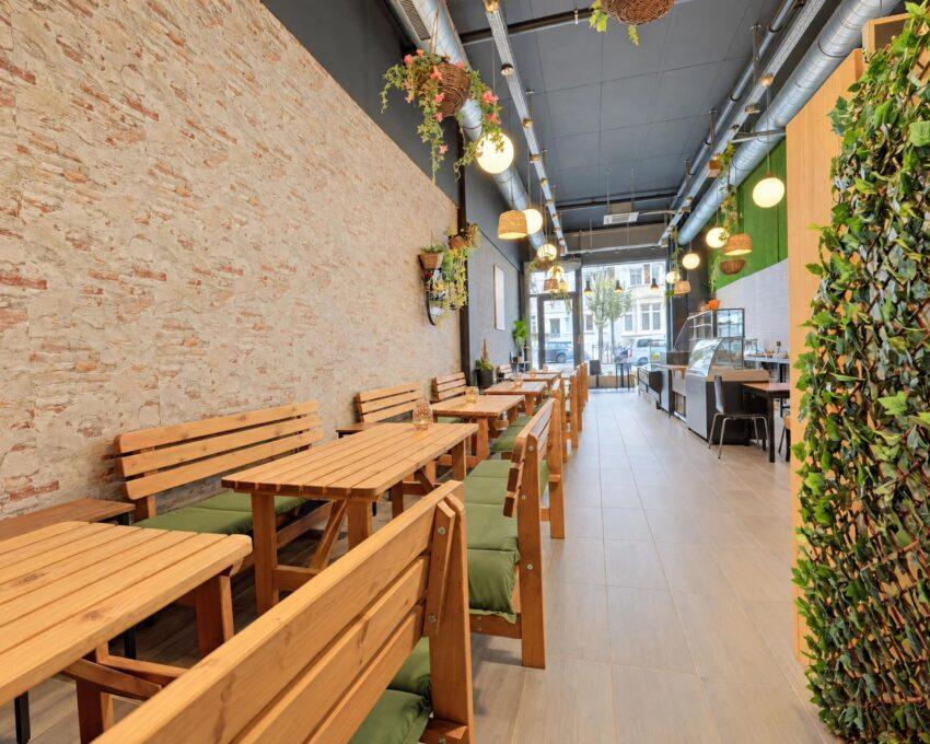 Modern commercial space in the Gare district of Luxembourg,